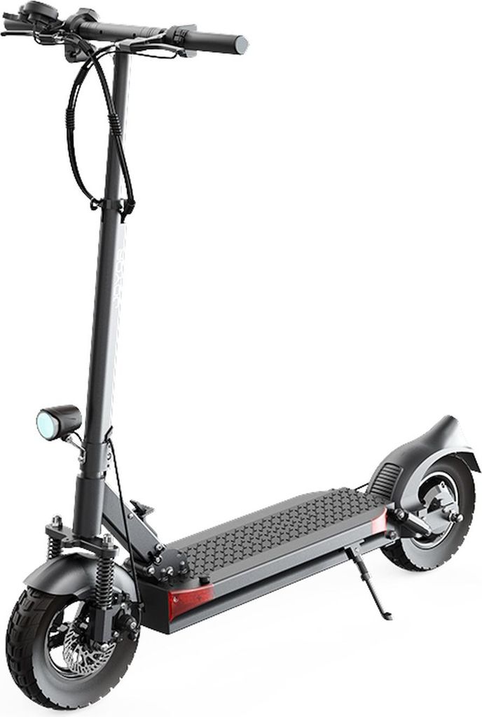 Joyor Y6-S E-Scooter Offroad – Trittbrett und Federung Detail