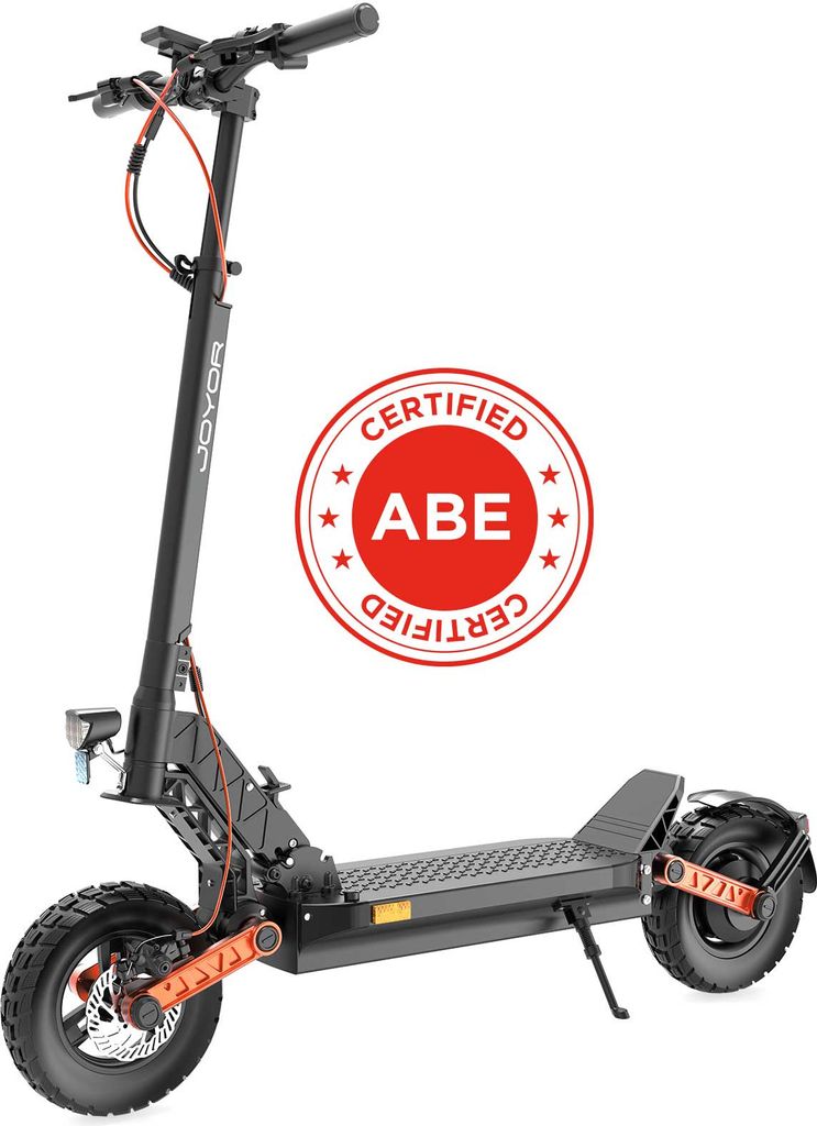Joyor S5-ABE E-Scooter mit Straßenzulassung – 500W Motor, 50 km Reichweite, 10" Offroad, faltbar