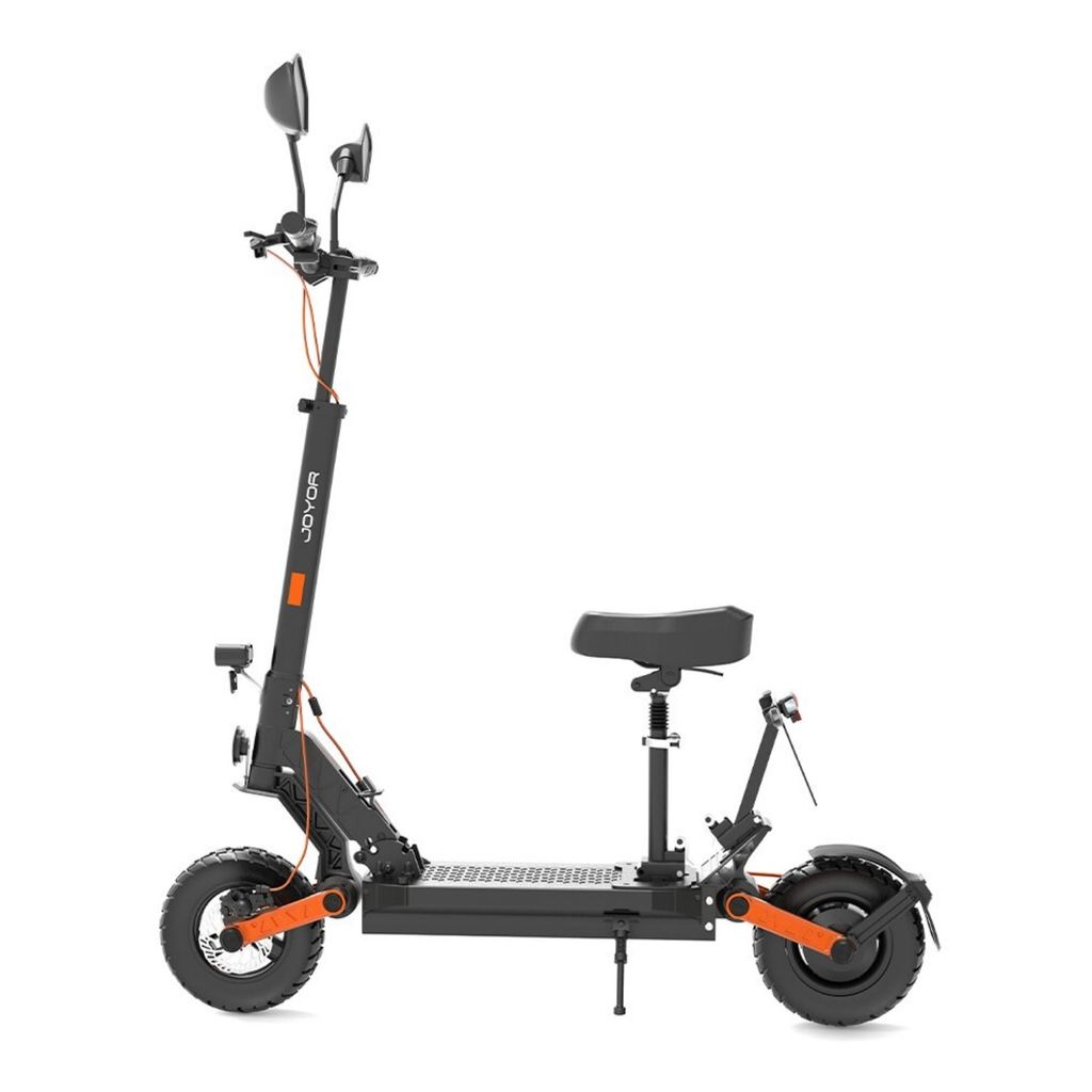 Joyor S8E E-Scooter Offroad – Detailansicht Motor und Hinterrad