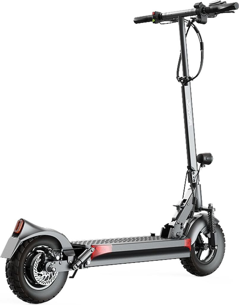 Joyor Y6-S E-Scooter Offroad – Detailansicht Motor und Hinterrad