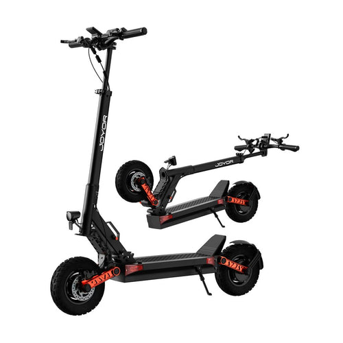 Joyor S10-S-Z E-Scooter mit Blinker – Detailansicht Lenker und LED-Display