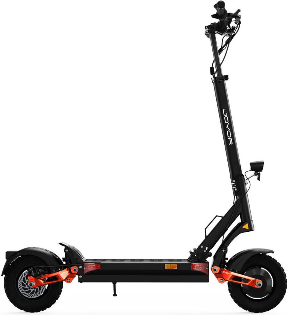 Joyor T10 E-Scooter Offroad – Detailansicht Motor und Hinterrad