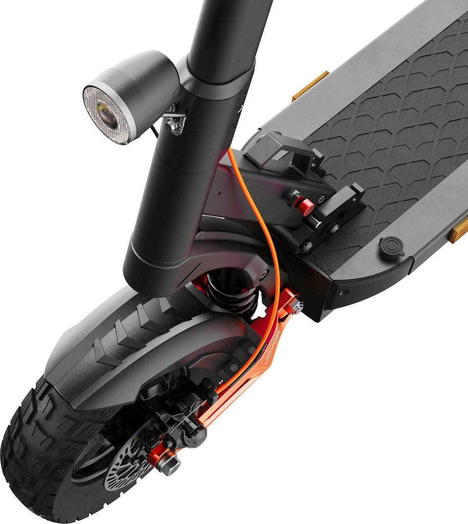 Joyor T6E Pro E-Scooter mit Straßenzulassung – Detailansicht Motor und Hinterrad