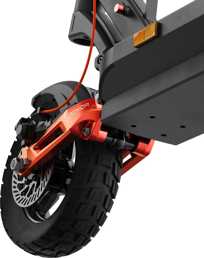Joyor T6E Pro E-Scooter mit Straßenzulassung – Beleuchtung und Reflektoren