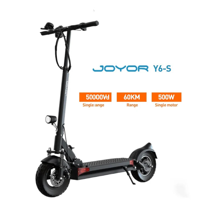 Joyor Y6-S E-Scooter Offroad – Seitenansicht, faltbar